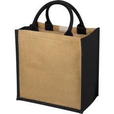 Bullet Chennai Jute Gift Tote (30 x 19 x 30cm) (Natural/Solid Black)