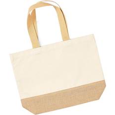 Westford Mill Jute Base Canvas Tote