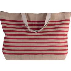 KiMood Large Juco Bag (One Size) (Natural/Red)