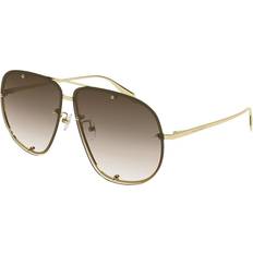 Alexander McQueen Alexander McQueen Gold Aviator