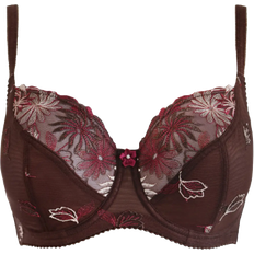 Pour Moi St Tropez Full Cup Bra - Chocolate/Red