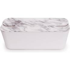 White Storage Boxes Bosign Cable Organiser XL marble print Storage Box