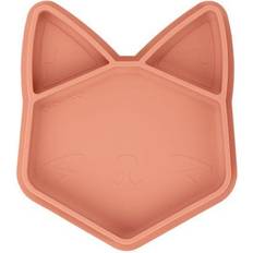 Babymoov Plates & Bowls Babymoov Eats' ISY Silicone Suction Animal Plate Terracotta Fox