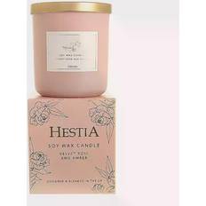 Hestia 240g Deluxe Velvet Rose & Amber Scented Candle