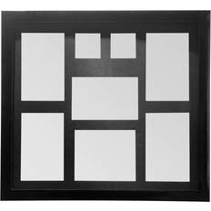 Premier Housewares Black 8 Photo Multi Photo Frame