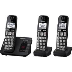 Panasonic KXTGE433B Three Handset Cordless Phone