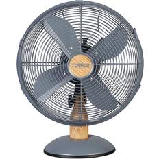 Cold Air Fans Desk Fans Tower Scandi 12" Metal Desk Fan