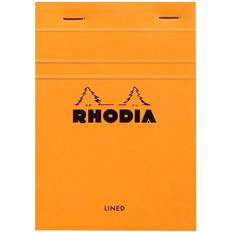 Rhodia Top-Stapled Notepad Orange, Ruled, 4" x 6"