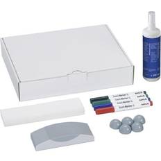 Green Board Erasers & Cleaners Maul Whiteboard accessory set 6386099 Box containing 4 markers, eraser, cleaner, 5 magnets (spherical)