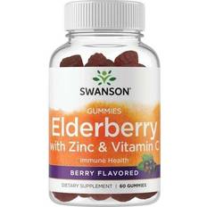 Swanson Elderberry With Zinc & Vitamin C Berry 60 pcs