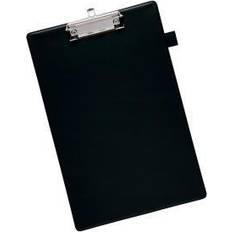 5 Star Standard Clipboard with PVC Cover Foolscap (Black)