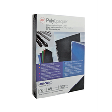 GBC PolyOpaque Binding Cover A4 300 Micron Dark Red (100)