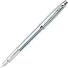 Sheaffer 100 Brushed Chrome Fountain Pen