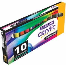 Daler Rowney Acrylic Paints Daler Rowney Graduate Acrylic Colours 10x38ml