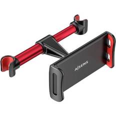 Aisens MSC1P-105 Negro y Rojo Soporte de Coche para Smartphone/Tablet