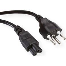 Value 19992097 Power Cable Type J CH to C5. Black. 1.0m-Cable-Current/Powe