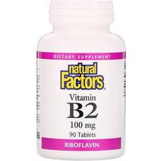 Natural Factors B2 Riboflavin 100 mg 90 Tablets