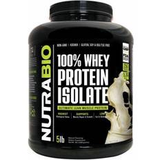 NutraBio Whey Protein Isolate 2200g Alpine Vanilla