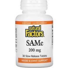 Natural Factors SAMe 200 mg 30 Enteric Coated Tablets