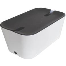 White Storage Boxes Bosign Cable organiser M grey lid Storage Box