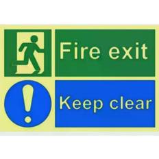 Spectrum Industrial Fire Exit Keep Clear