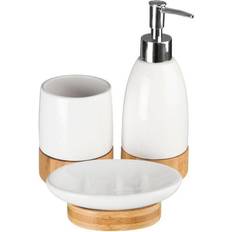 White Soap Holders & Dispensers Premier Housewares Earth set (1601532)