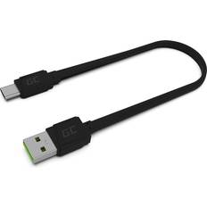 Green Cell Flat USB A-USB C 3.0 0.2m