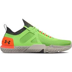 Green Gym & Training Shoes Under Armour TriBase Reign 4 Pro M - Quirky Lime / Blaze Orange