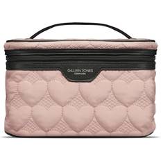 Gillian Jones Toiletry Bags & Cosmetic Bags Gillian Jones Urban Travel Hearts Beauty Box - Pink