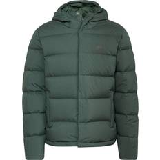 Adidas Helionic Hooded Down Jacket - Green Oxide