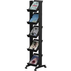 Large Mobile Literature Display Black