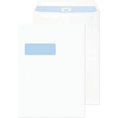 Q-CONNECT C4 Envelopes Window Peel/Seal 100gsm White Pk 250 KF03292