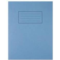 Silvine 9x7 Exercise Book 7mm Square Blue PK10