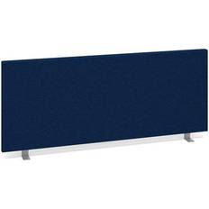 Straight desktop fabric screen 1000mm x 400mm blue