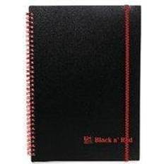 Black n Red Notebook Wirebound Polypropylene 90gsm Ruled 100080476