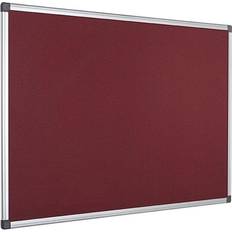 Bi-Office Maya Notice Board Burgundy Fe