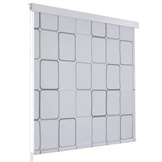 White Shower Curtains vidaXL Shower Roller Blind (142849)