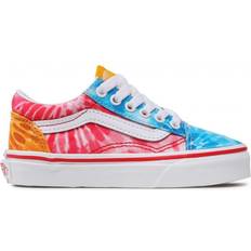 Vans Kid's Tie Dye Block Old Skool - Multi/Tue White