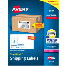 Avery AVE5817 2.5 x 4 in. Paper Label, Lime Green Pack of 800