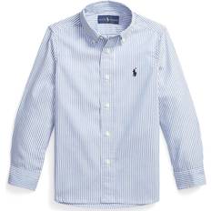 Polo Ralph Lauren Kid's Slim Striped Oxford Shirt - Blue/White (550809)