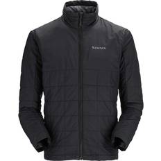 Simms Men's Fall Run Collared Jacket Black Black