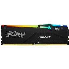 16 GB - 5200 MHz - DDR5 RAM Memory Kingston Fury Beast RGB Black DDR5 5200MHz 16GB ECC (KF552C36BBEA-16)