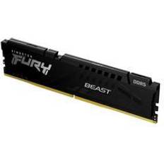 16 GB - 5200 MHz - DDR5 RAM Memory Kingston Fury Beast Black DDR5 5200MHz 16GB (KF552C36BBE-16)