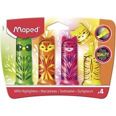 Maped Pack of 4 Mini Highlighters