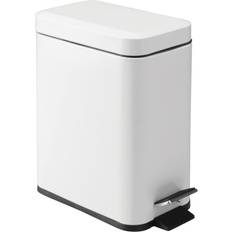 mDesign Stainless Steel Step Trash Can 5L