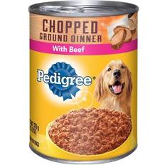 Pedigree Chopped Ground Dinner Wet Dog Food with Beef 13.2oz