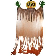 Northlight Scary Hanging Jack-O-Lantern Halloween Decoration 11 ft False