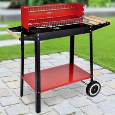 HI Charcoal Barbecue Grill Wagon 88x44x83