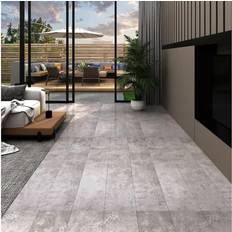 vidaXL Self-adhesive PVC Flooring Planks 5.21 m 2 mm Earth Grey