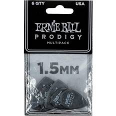 Ernie Ball 1.5mm Black Multipack Prodigy Picks 6-pack